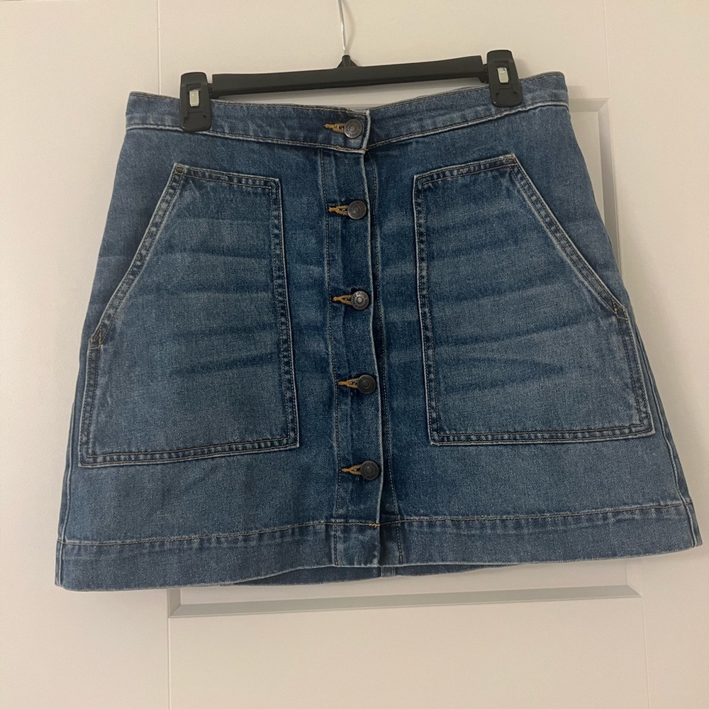 Veronica Beard Denim Mini Skirt sz 29